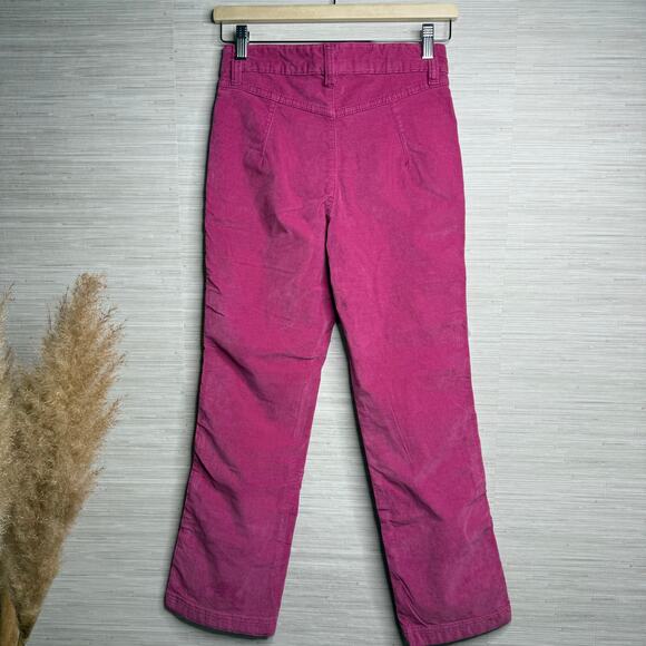 Free People corduroy pants flare high rise velvet cropped cotton 4 - Picture 4 of 8